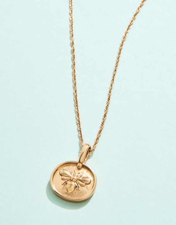 MASON BEE 17" NECKLACE