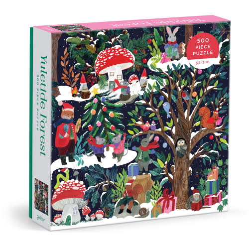 YULETIDE FOREST 500 PIECE PUZZLE
