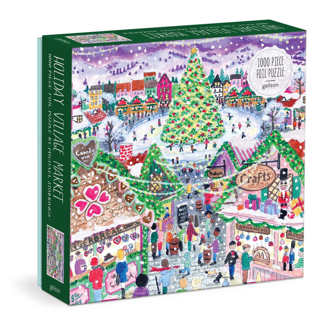 HOLIDAY VILLAGE MARKET 1000 PIECE PUZZLE