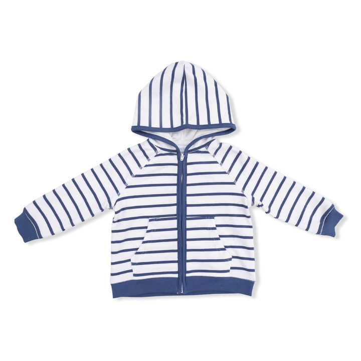 OCEANA STRIPE FULL ZIP HOODIE