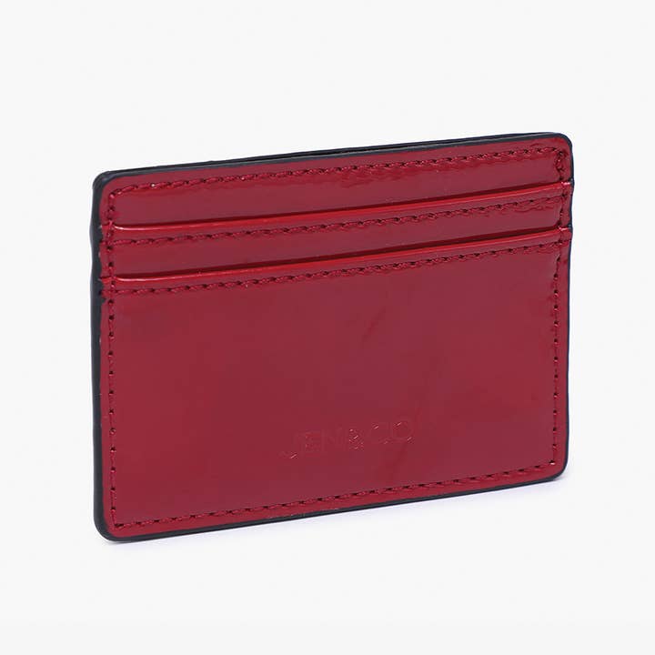 RED CHARLEE CARDHOLDER WALLET