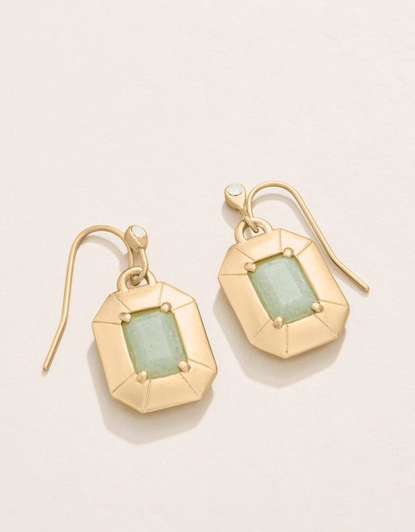 CHATEAU FROSTY GREEN EARRINGS
