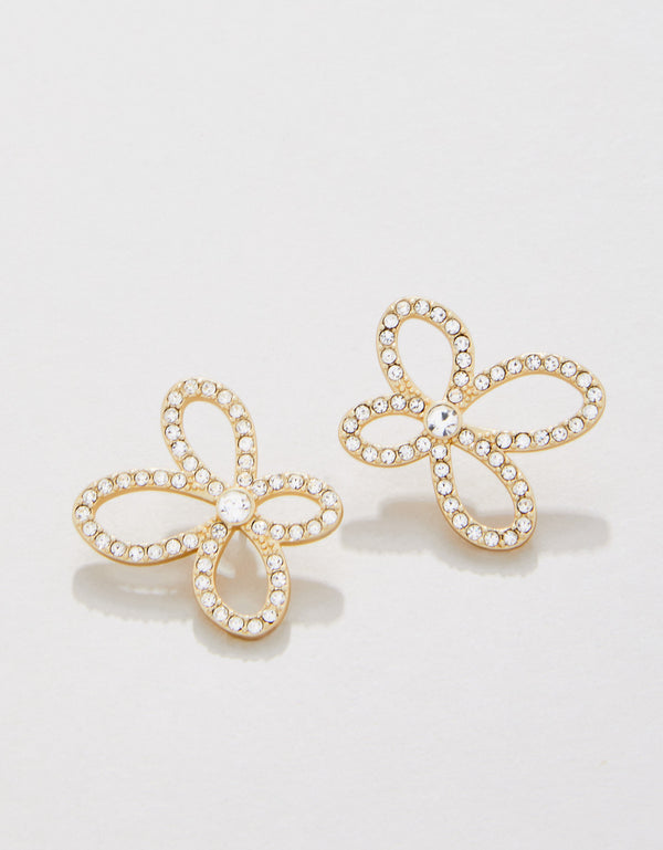 LOUISE CRYSTAL FLOWER EARRINGS
