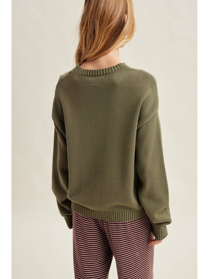 SHEEP TRIO CREWNECK SWEATER