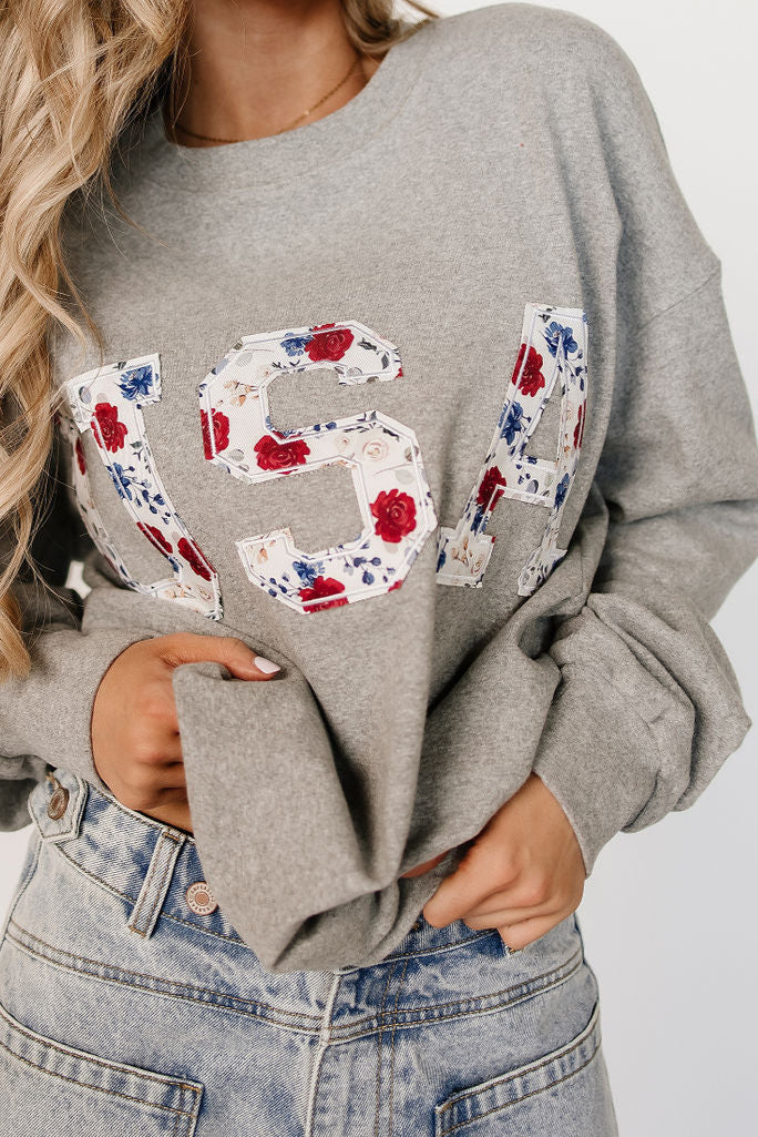 MISS AMERICANA USA UNIVERSITY PULLOVER
