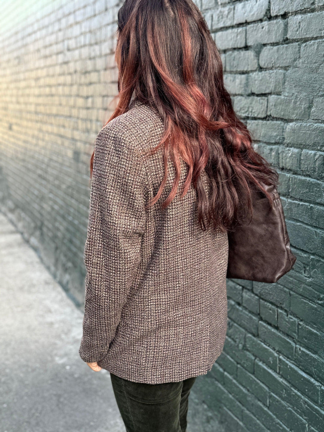 ISABEA TWEED CHECK JACKET