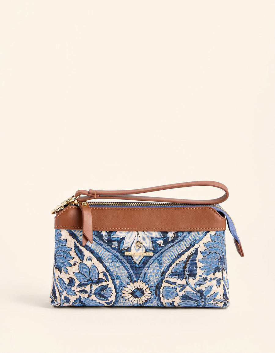 JAPONICA CARTOUCHE BLUE EMMA WRISTLET

