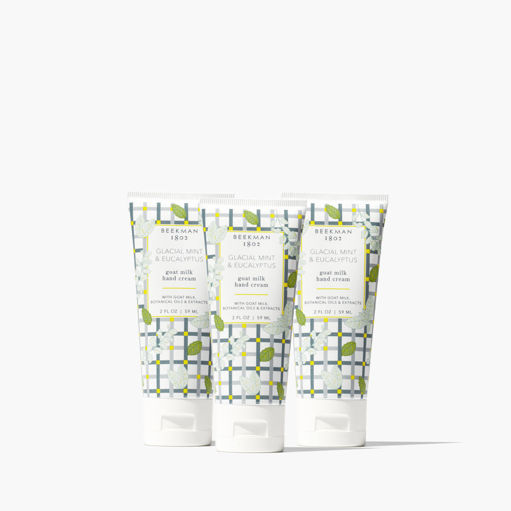 GLACIAL MINT & EUCLAYPTUS  2oz HAND CREAM