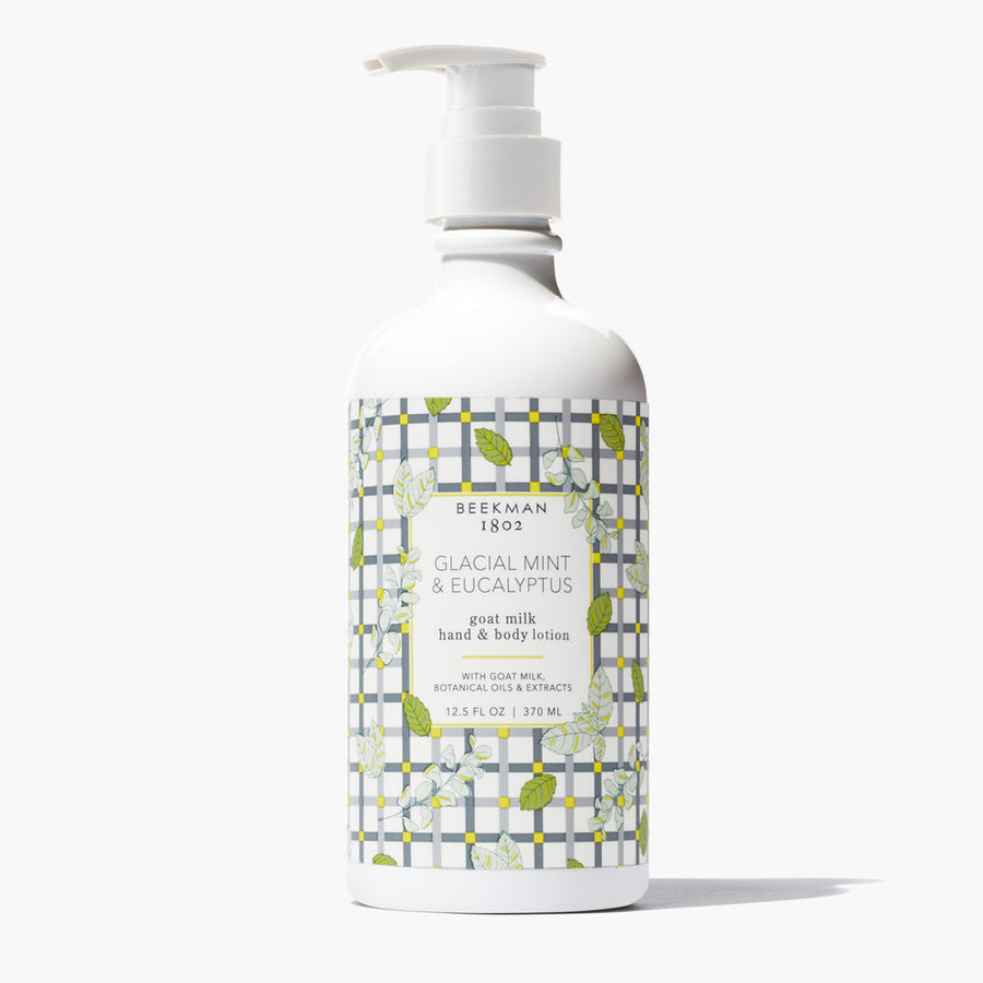 GLACIAL MINT & EUCALYPTUS 12.5 oz HAND & BODY LOTION
