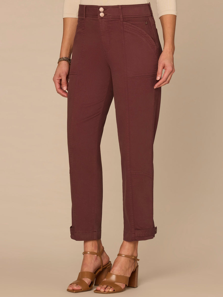 CHERRY CHOCOLATE AB SOLUTION UTILITY PANT
