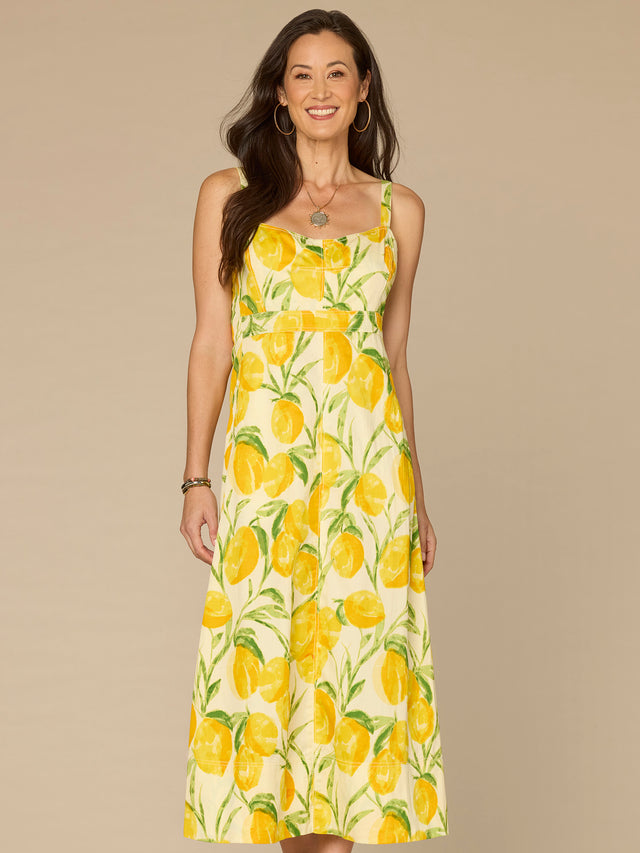 LEMON LUSH TANK DRESS