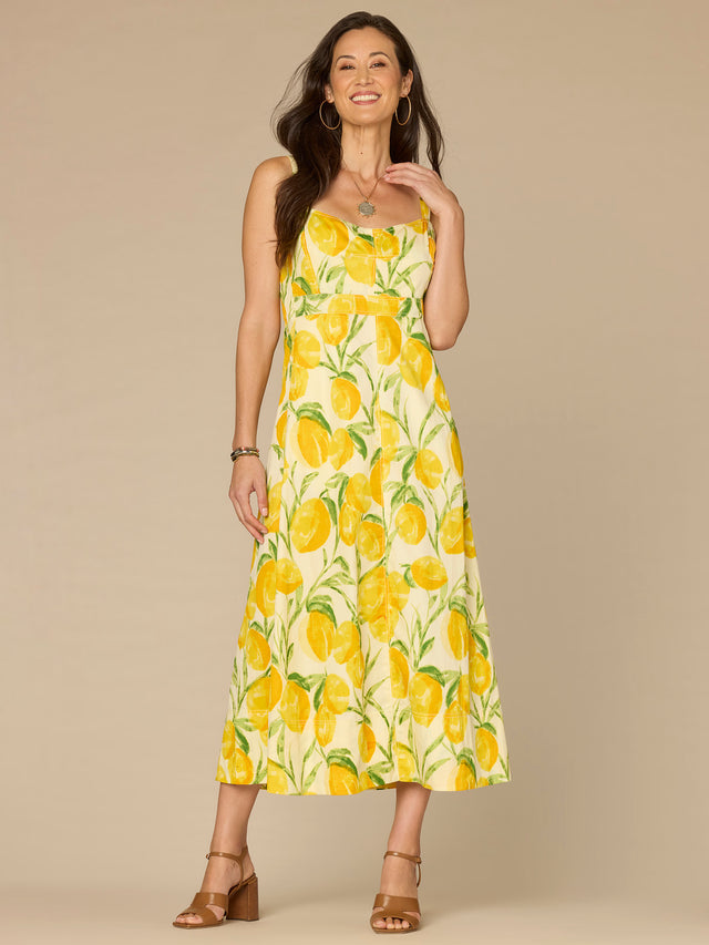 LEMON LUSH TANK DRESS