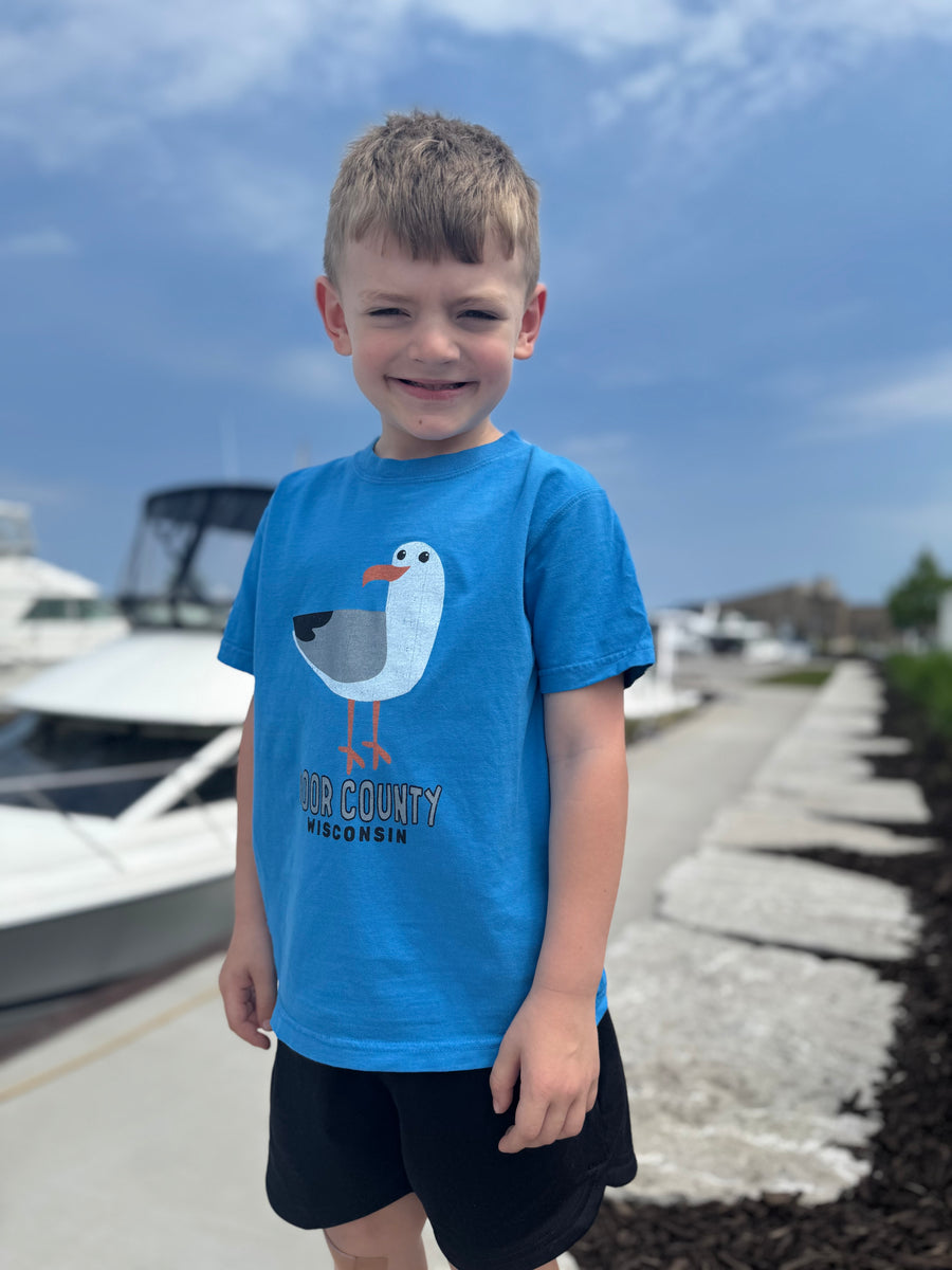 YOUTH DOOR COUNTY SEAGULL T-SHIRT
