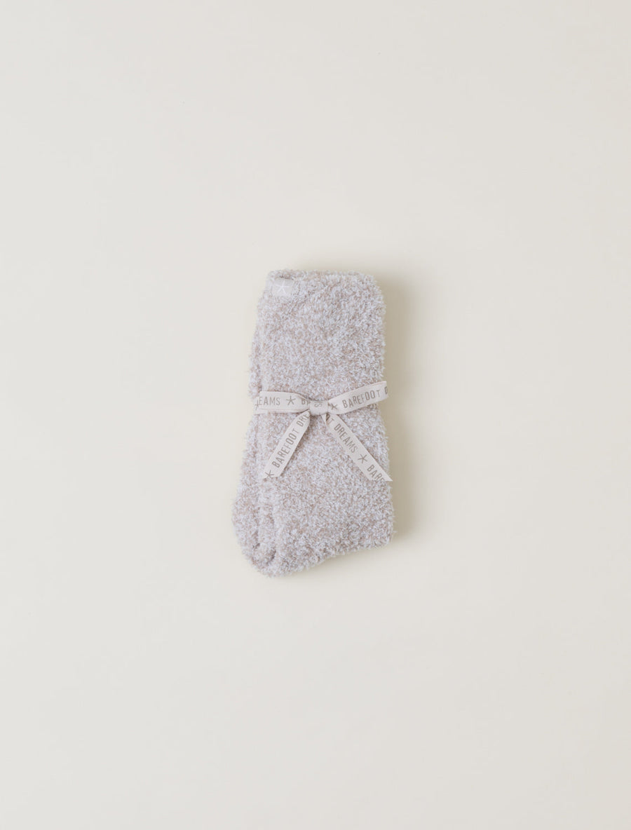 Cozychic Heathered Stone-White Socks

