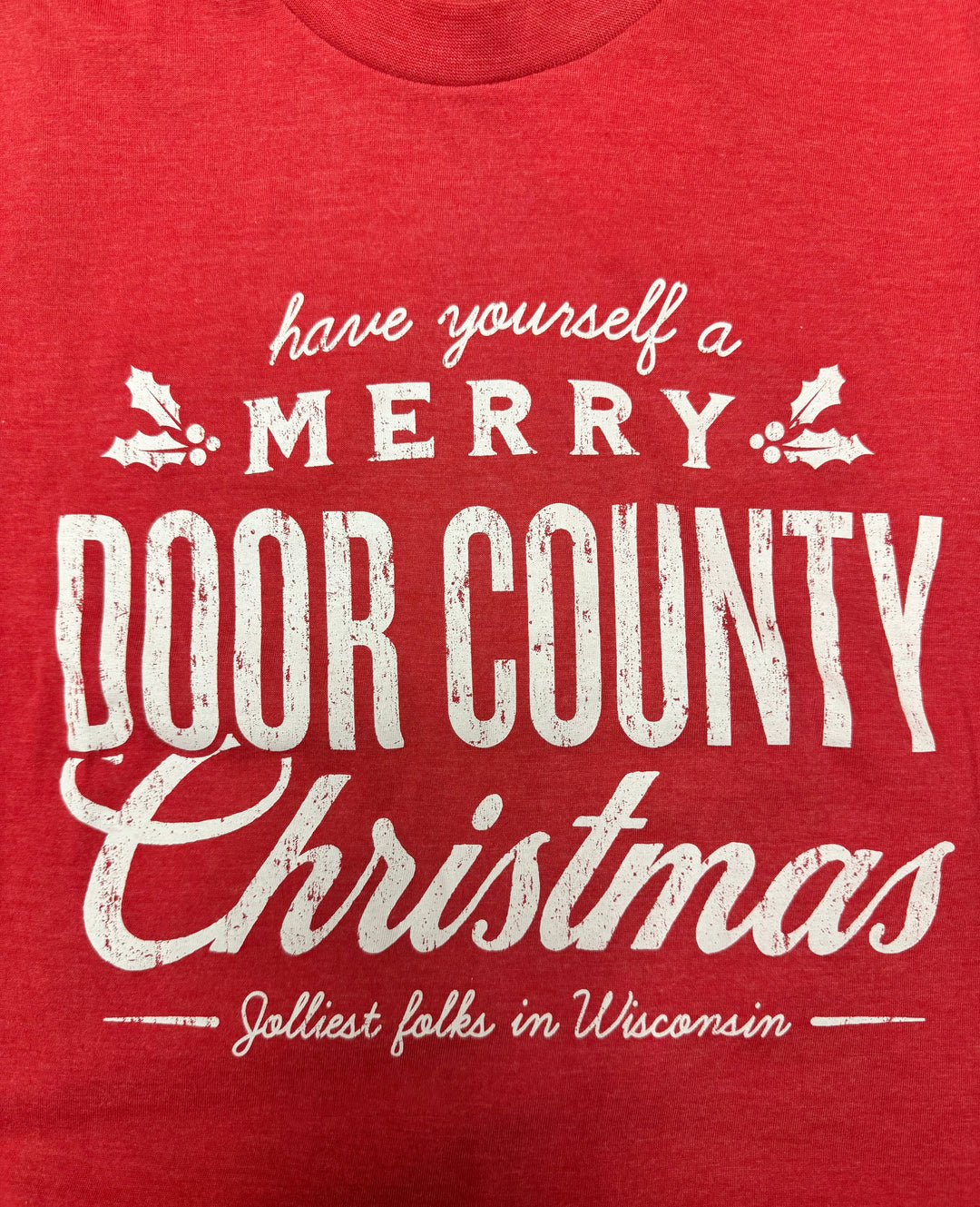 A MERRY DOOR COUNTY CHRISTMAS GRAPHIC TEE