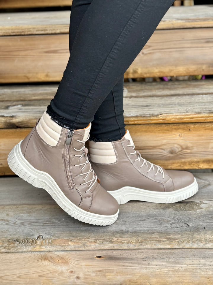 MINK TENOR ZIP SNEAKER BOOT