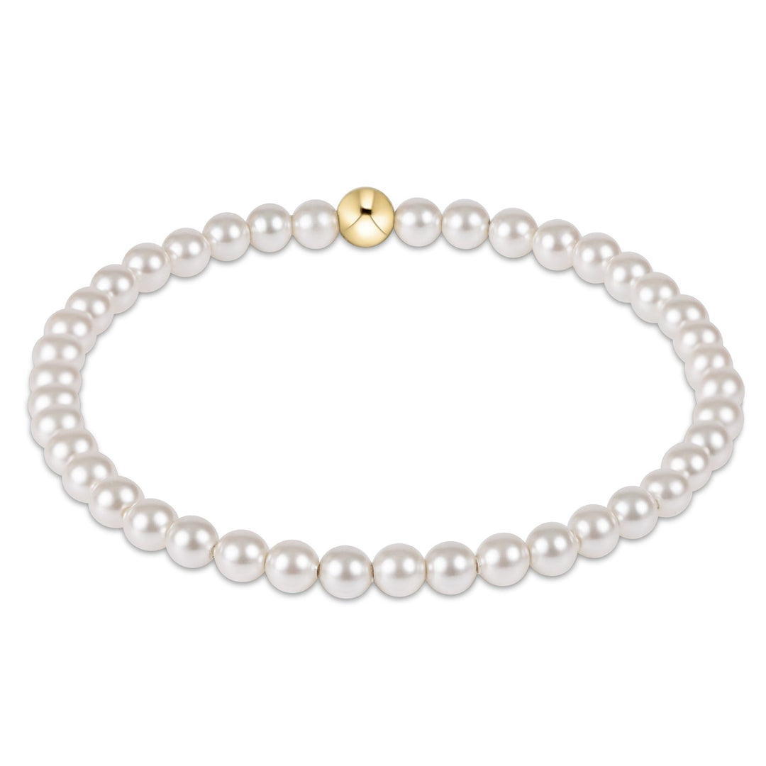 CLASSIC PEARL 4MM BEAD BRACELET