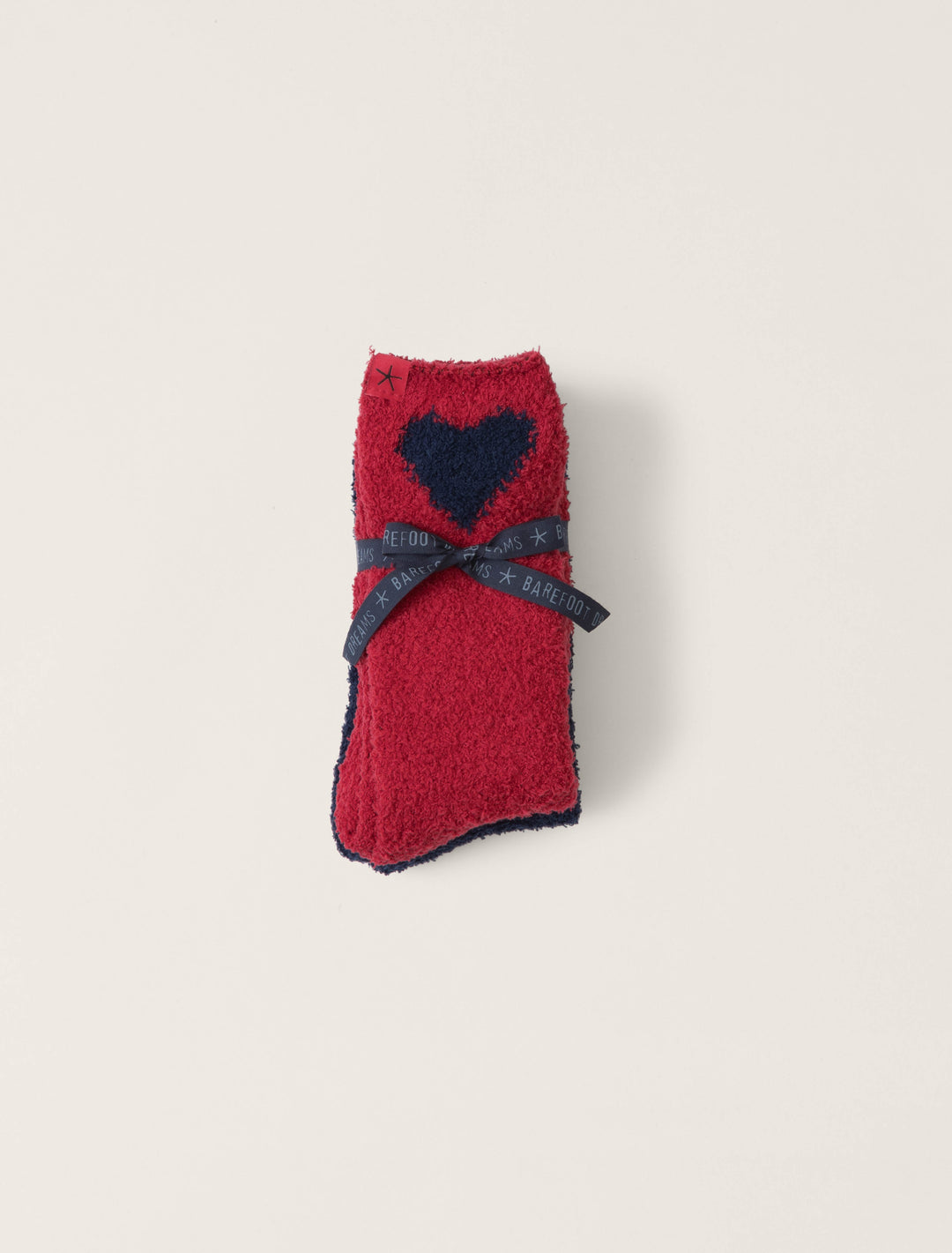 COZYCHIC MARINE/SCARLET HEART PRINT SOCK SET