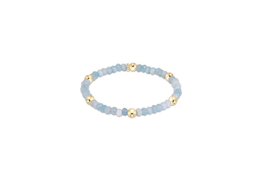 EXTENDS - AQUAMARINE PRESENCE 4MM BRACELET
