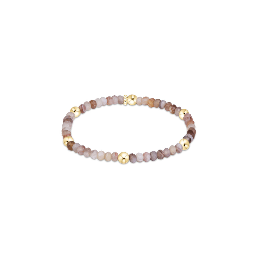 BOTSWANA AGATE PRESENCE 4MM BRACELET