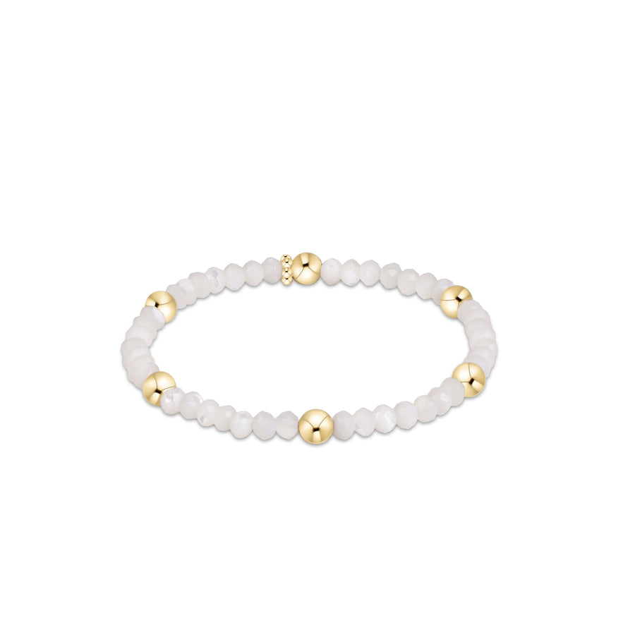 EXTENDS - MOTHER OF PEARL PRESENCE 4MM BRACELET
