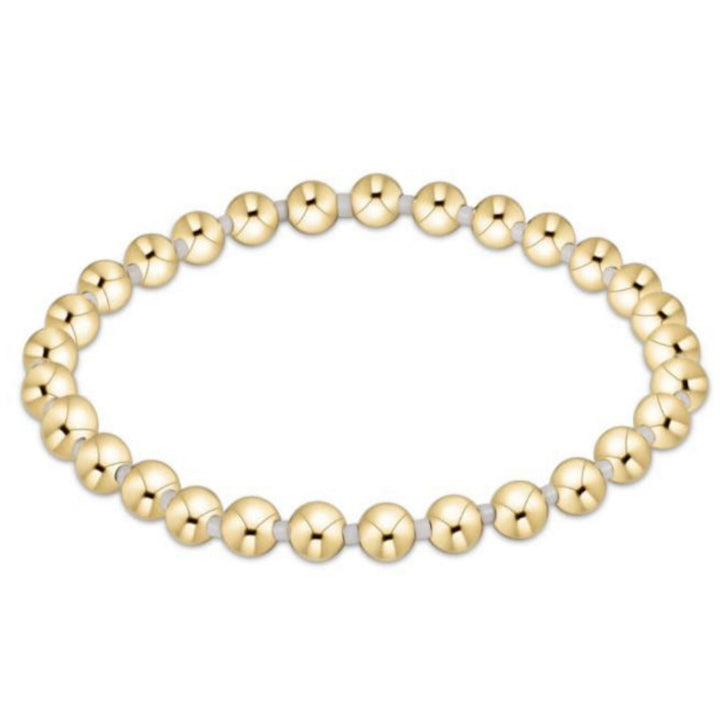 GAMEDAY WHITE HOPE GRATEFUL 5MM BEAD BRACELET
