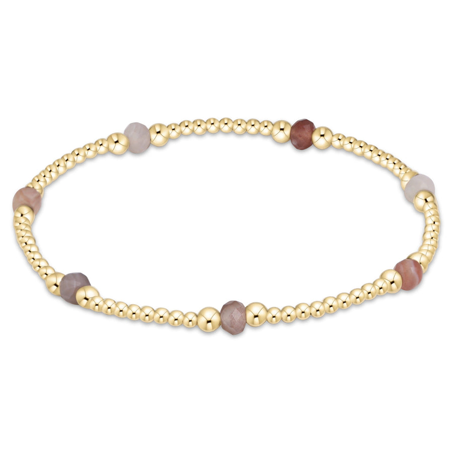 BOTSWANA AGATE PURPOSE 4MM BRACELET
