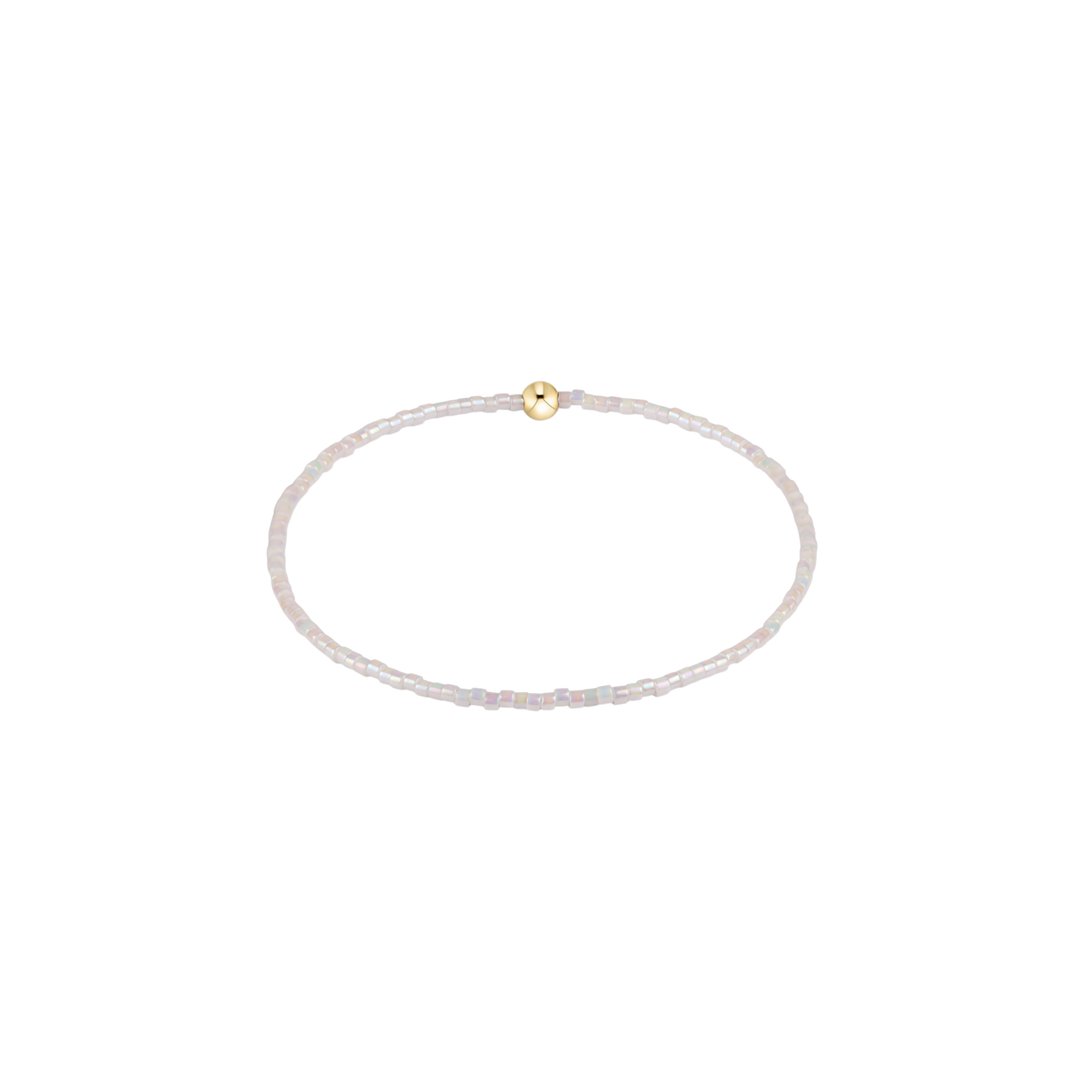 EXTENDS - SILKY WHITE HOPE CLASSIC BRACELET