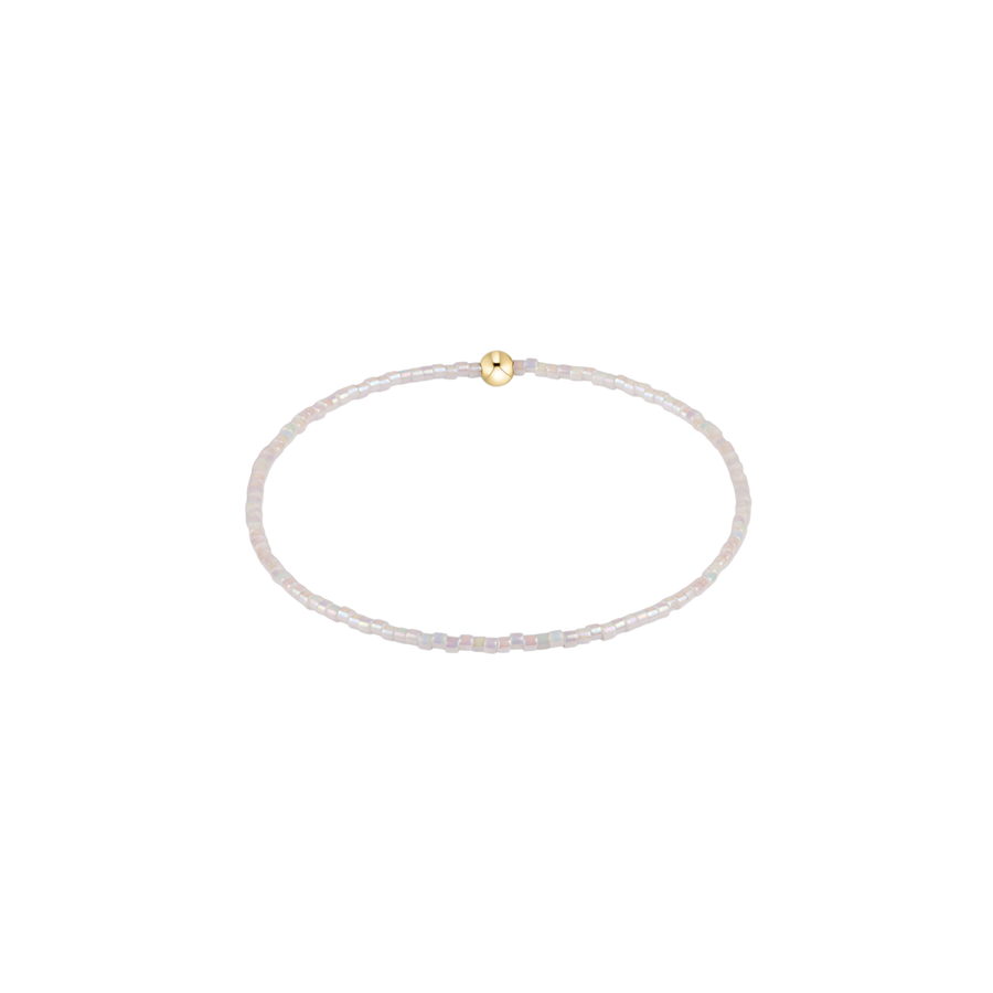 EXTENDS - SILKY WHITE HOPE CLASSIC BRACELET
