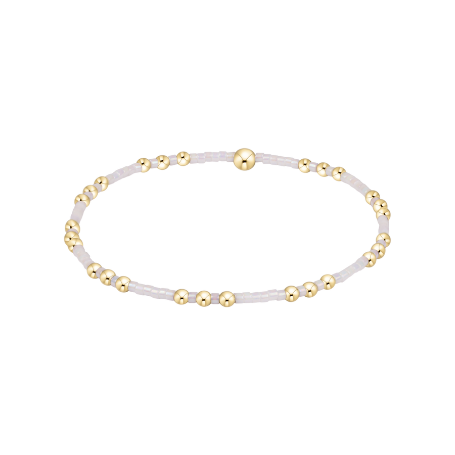 SILKY WHITE HOPE JOY BRACELET
