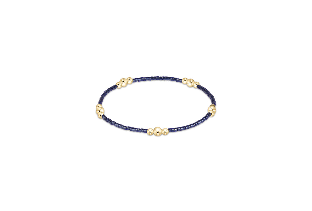 NAVY HOPE PURPOSE GOLD BRACELET
