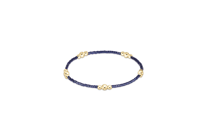 NAVY HOPE PURPOSE GOLD BRACELET
