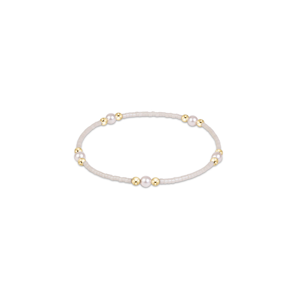 MILKSHAKE HOPE PURPOSE PEARL BRACELET

