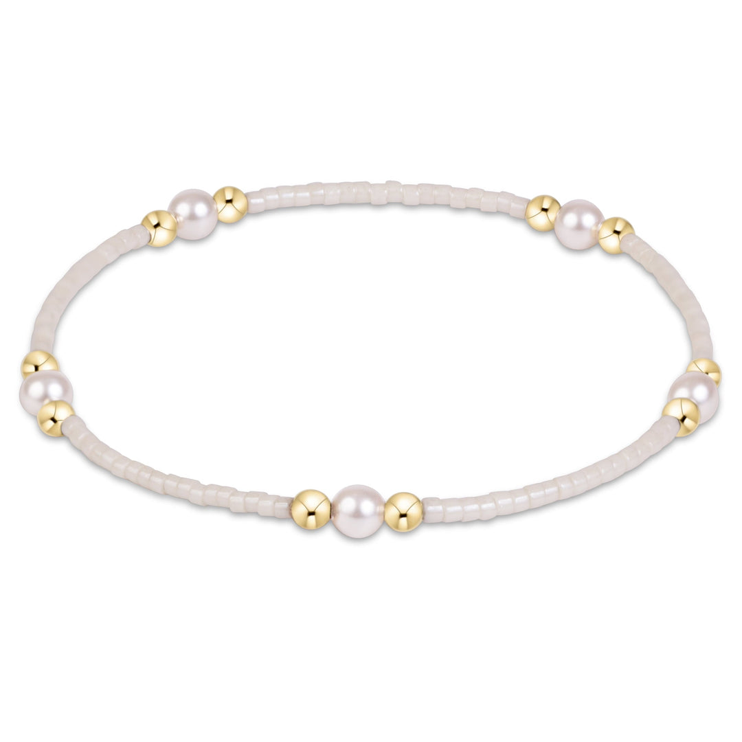 MILKSHAKE HOPE PURPOSE PEARL BRACELET