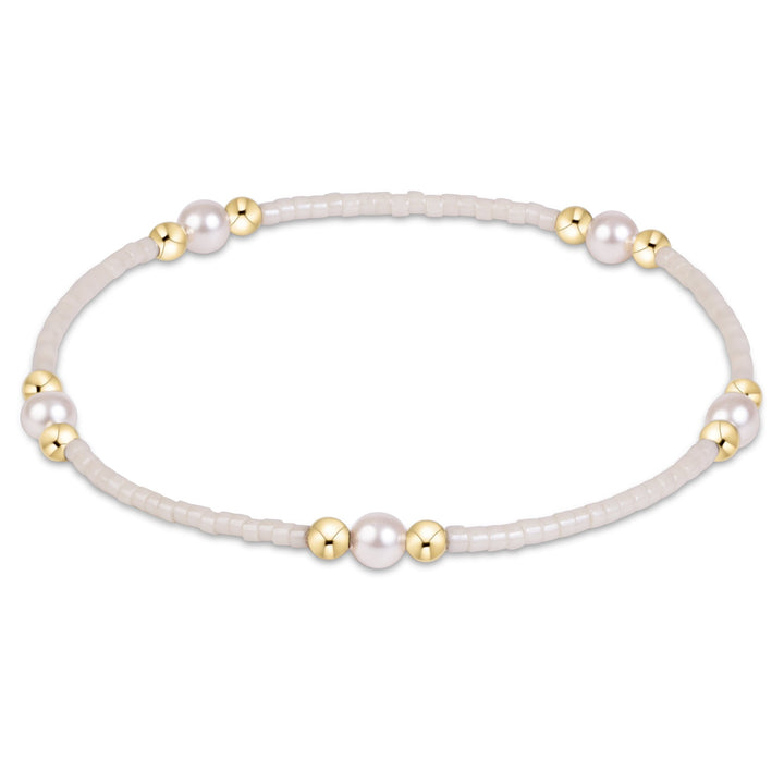 MILKSHAKE HOPE PURPOSE PEARL BRACELET