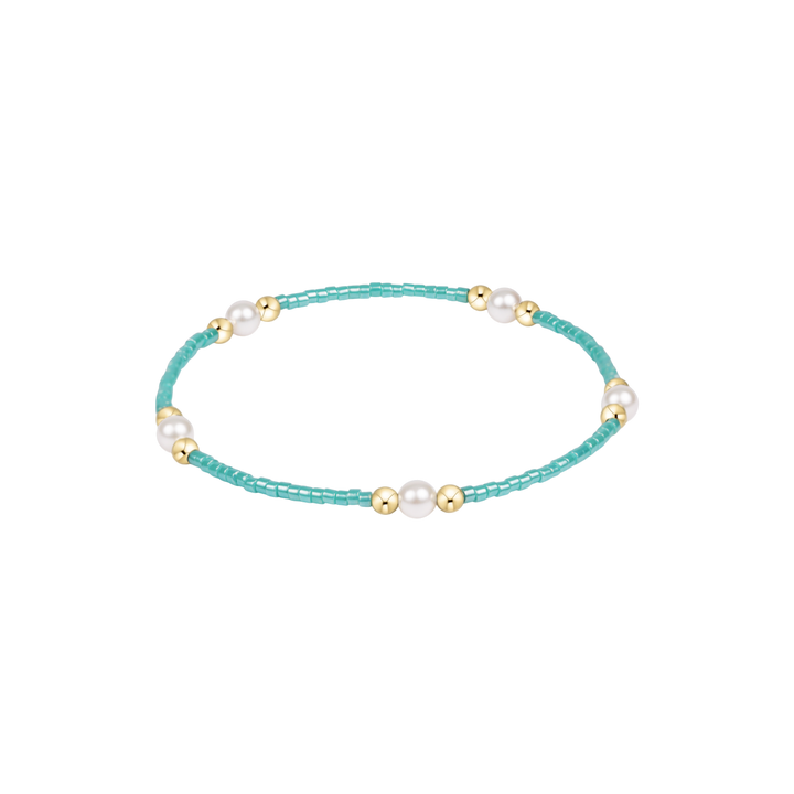 SEA GLASS HOPE PURPOSE PEARL BRACELET