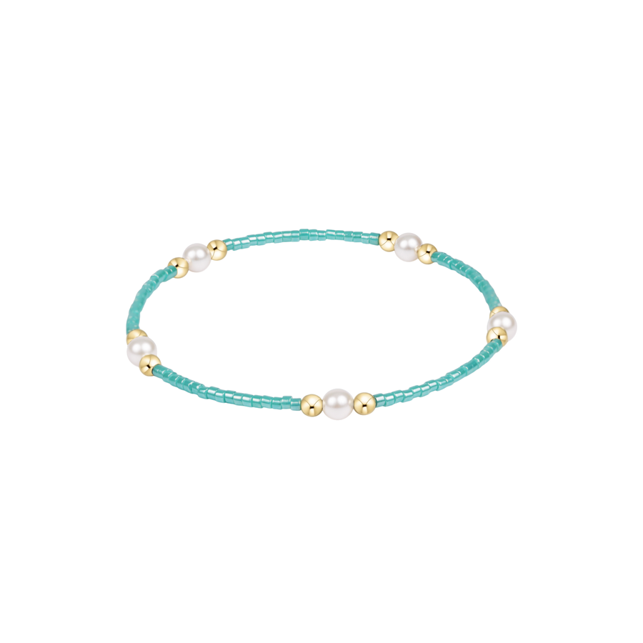 SEA GLASS HOPE PURPOSE PEARL BRACELET
