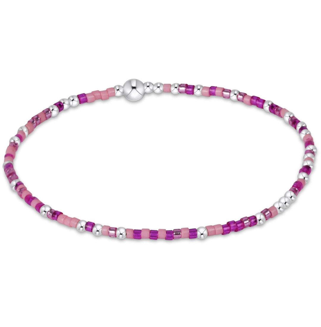 STERLING BACK TO THE FUCHSIA HOPE UNWRITTEN BRACELET