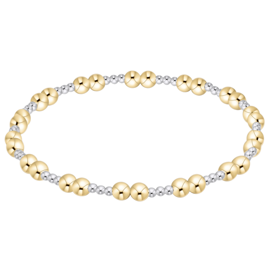 EXTENDS - TOGETHER MIXED METAL 4MM BRACELET