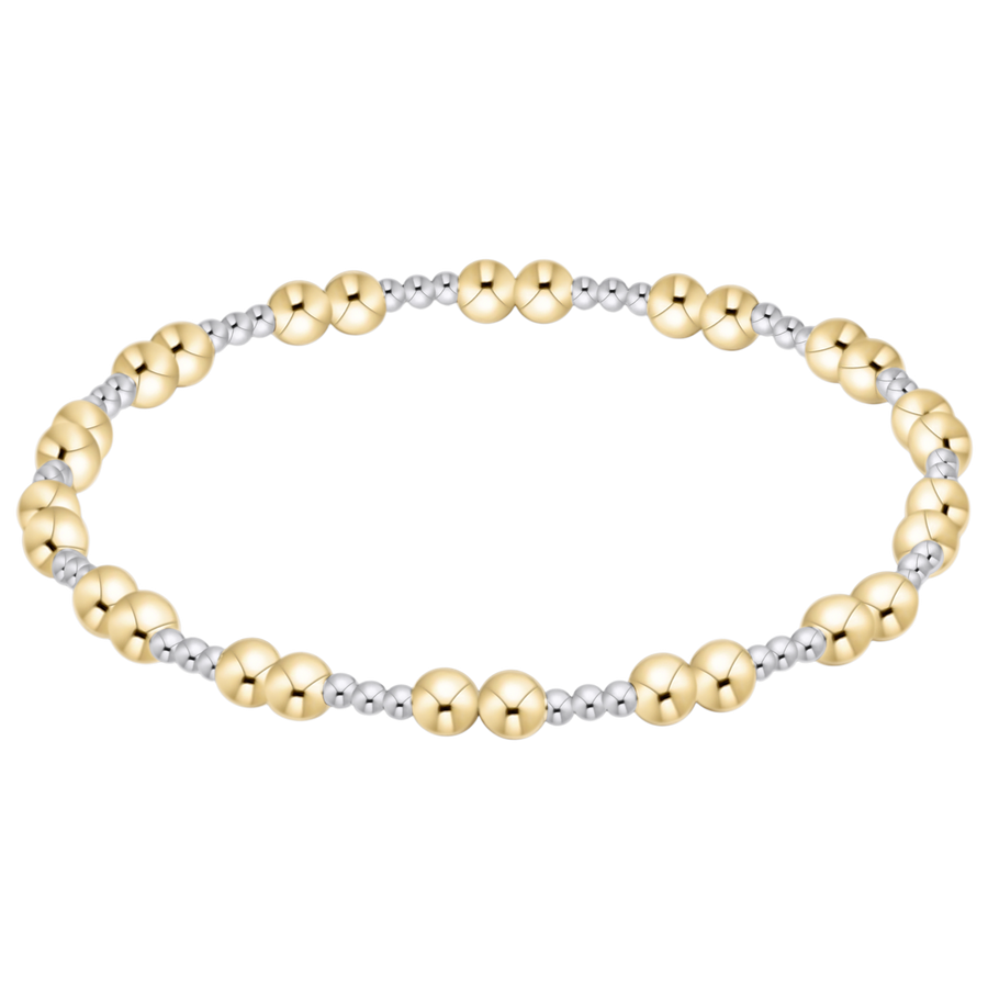 EXTENDS - TOGETHER MIXED METAL 4MM BRACELET
