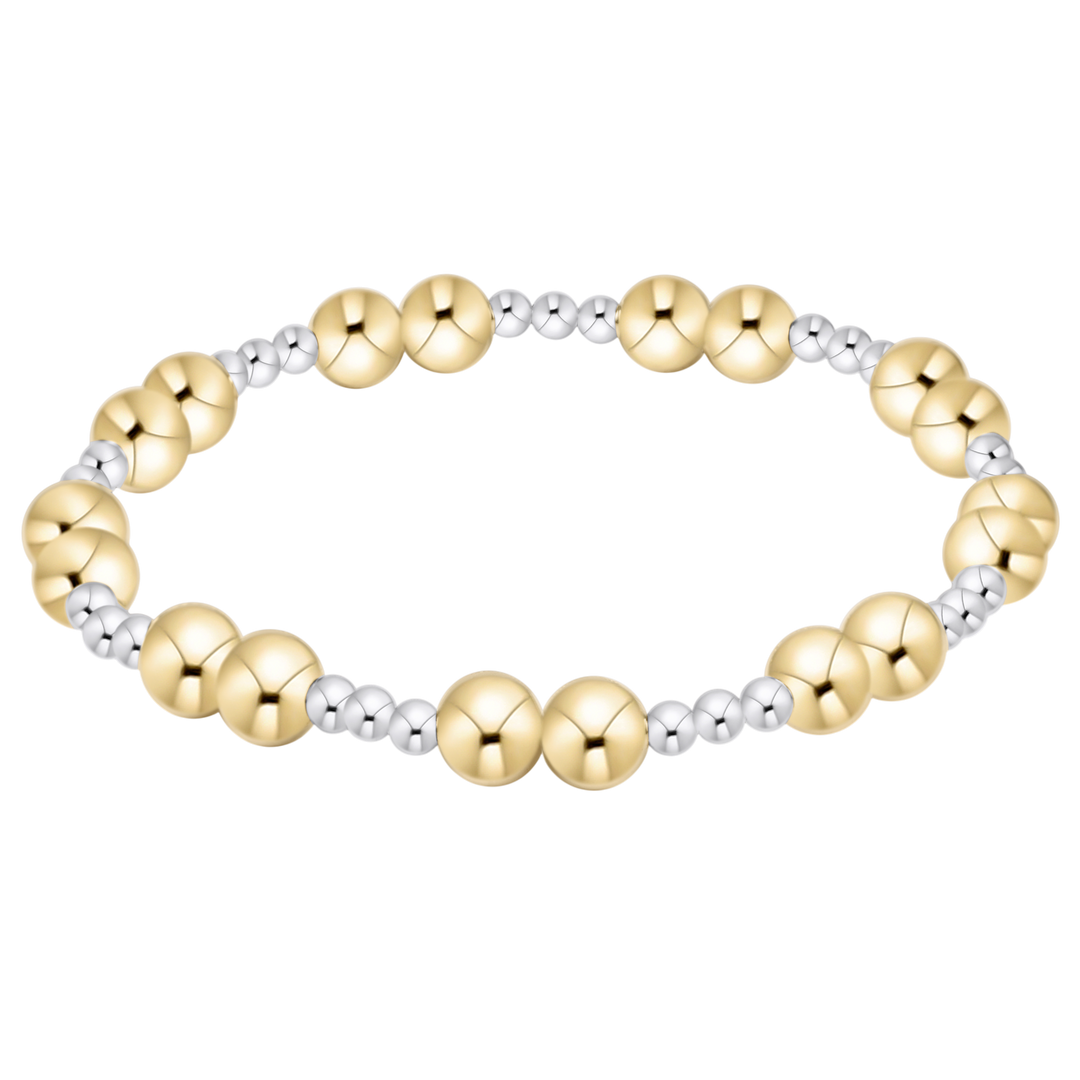 TOGETHER MIXED METAL 6MM BRACELET