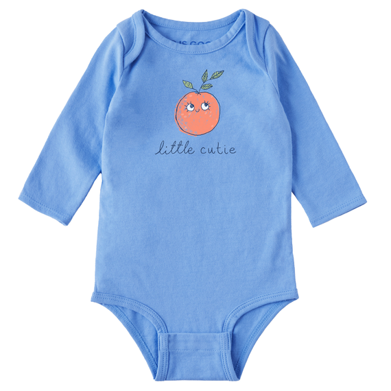 BABY LITTLE CUTIE LONG SLEEVE CRUSHER BODYSUIT