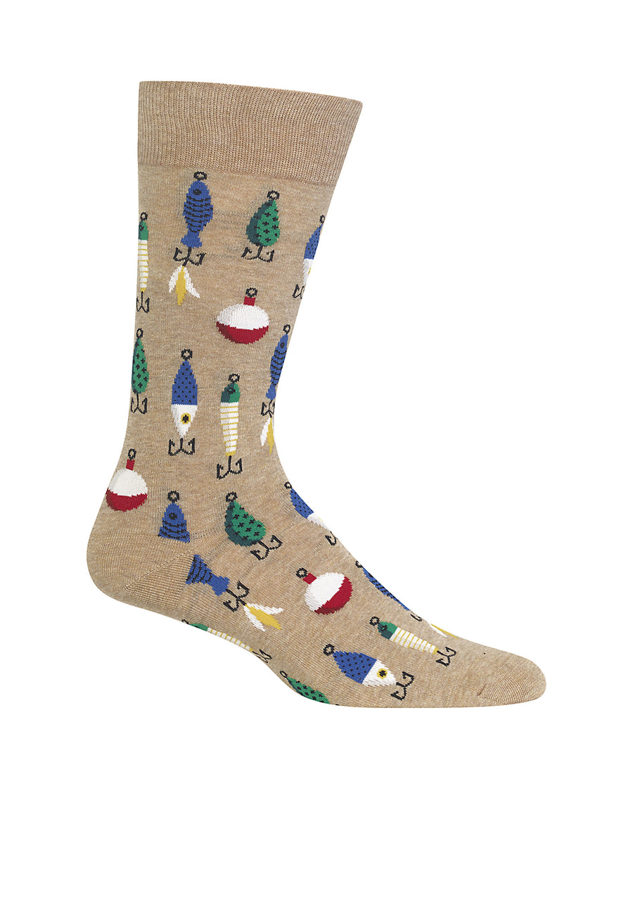 MEN'S HEMP FISHING LURES SOCKS
