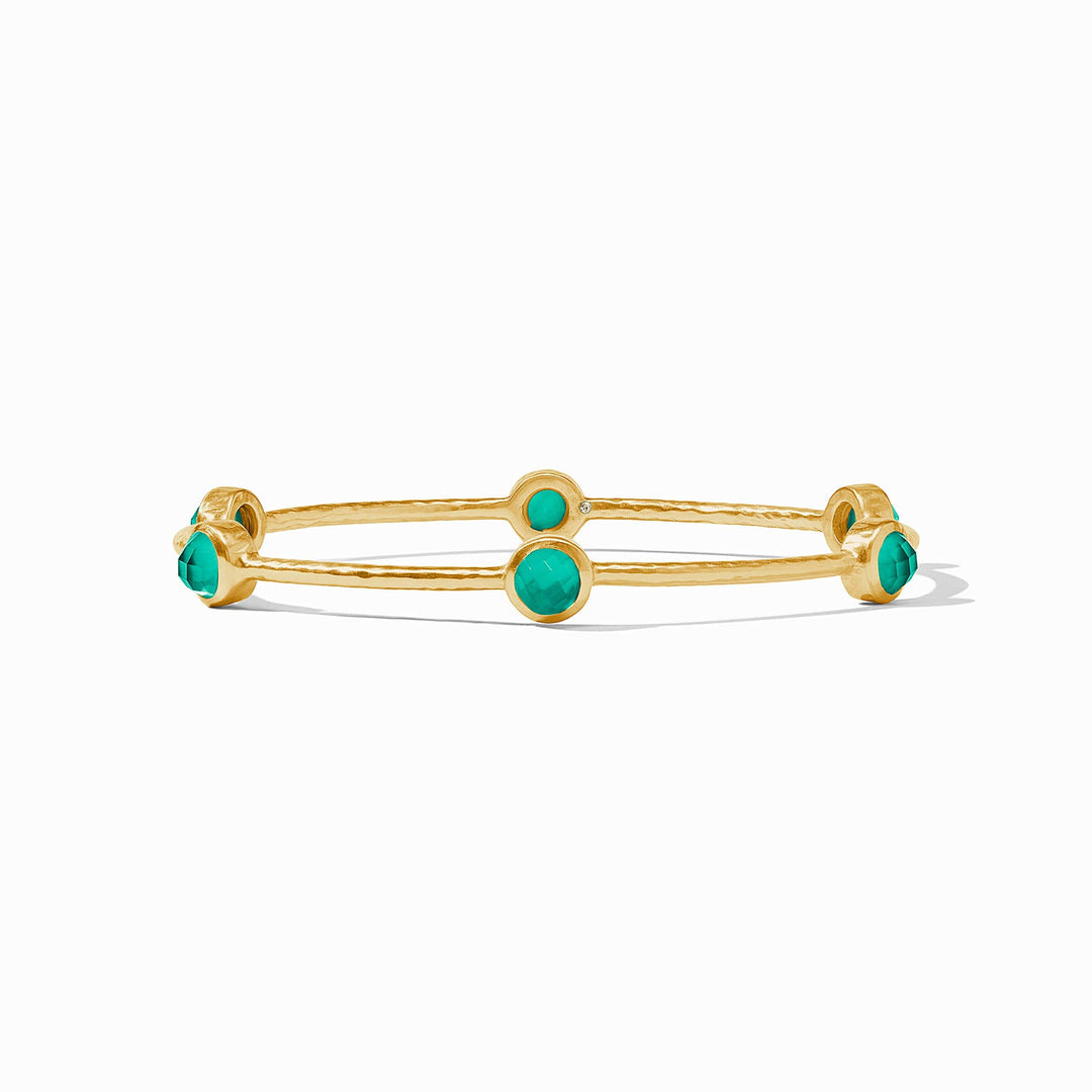 MEDIUM IRIDESCENT EMERALD GREEN MILANO LUXE BANGLE