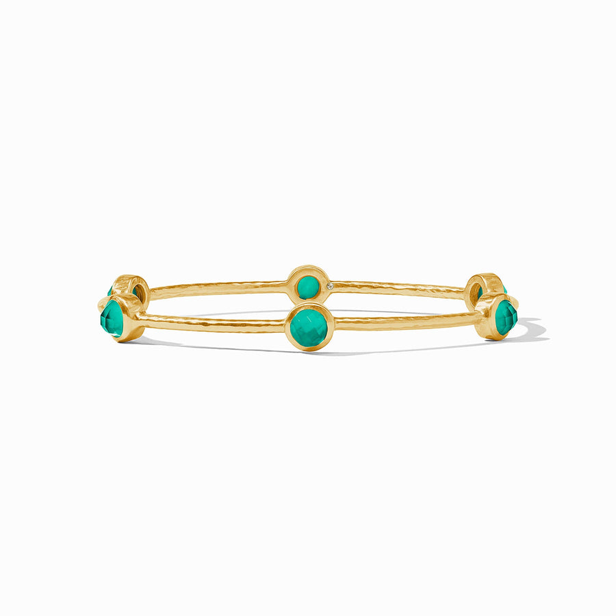 MEDIUM IRIDESCENT EMERALD GREEN MILANO LUXE BANGLE
