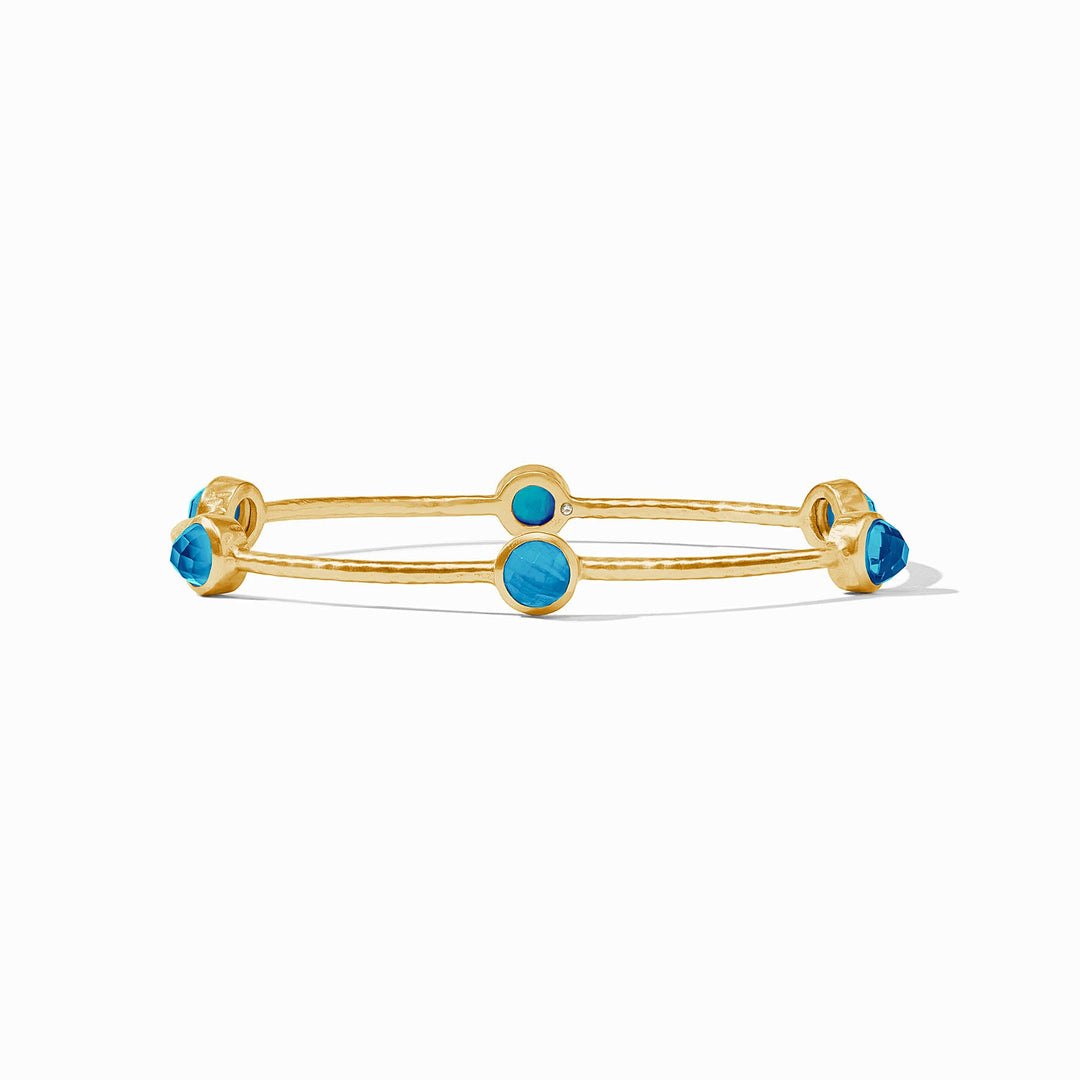MEDIUM IRIDESCENT LONDON BLUE MILANO LUXE BANGLE