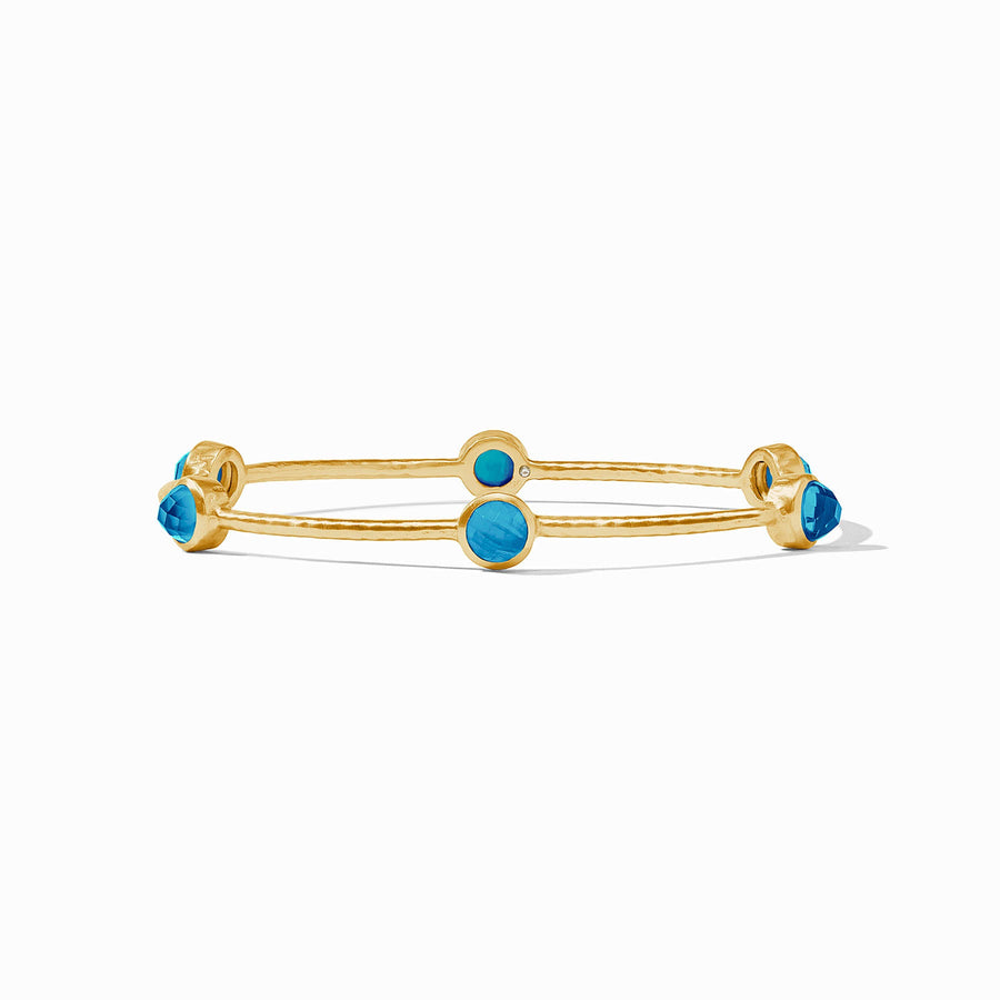 MEDIUM IRIDESCENT LONDON BLUE MILANO LUXE BANGLE

