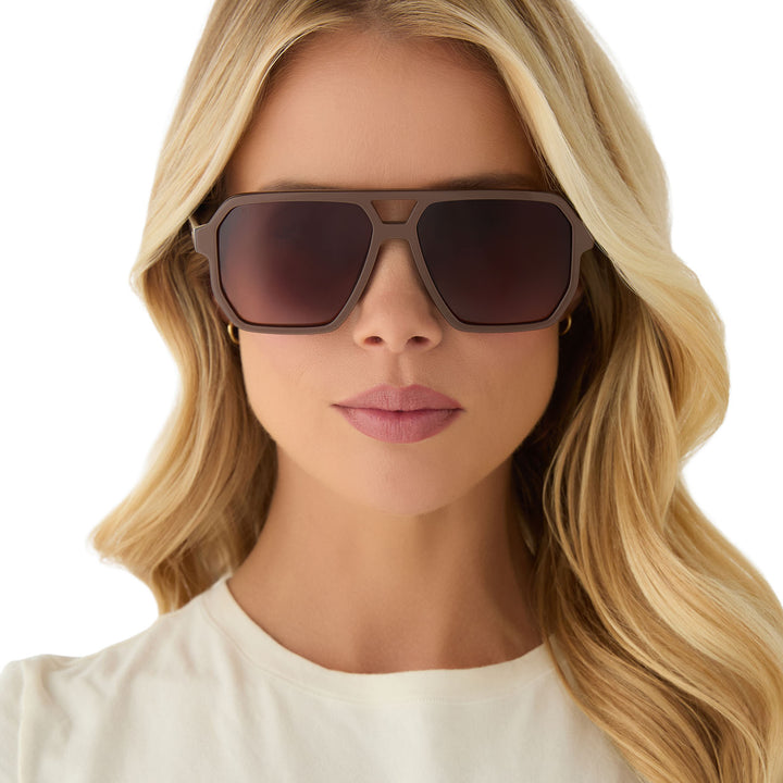 CAMERON MOSCOW MULE + BROWN GRADIENT SUNGLASSES
