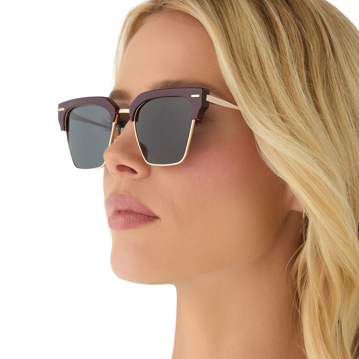 CAPRI DARK CHERRY POLARIZED SUNGLASSES
