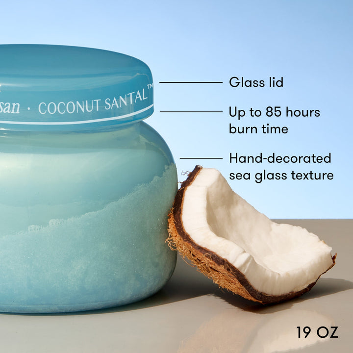 COCONUT SANTAL LUCE D' ALMAFI 19OZ SIGNATURE CANDLE